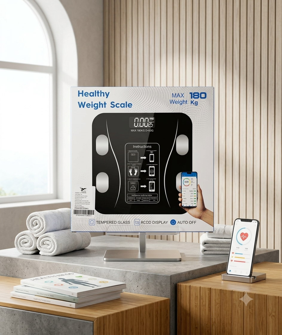 Balanza Digital Inteligente con Conectividad Bluetooth y Monitoreo Móvil