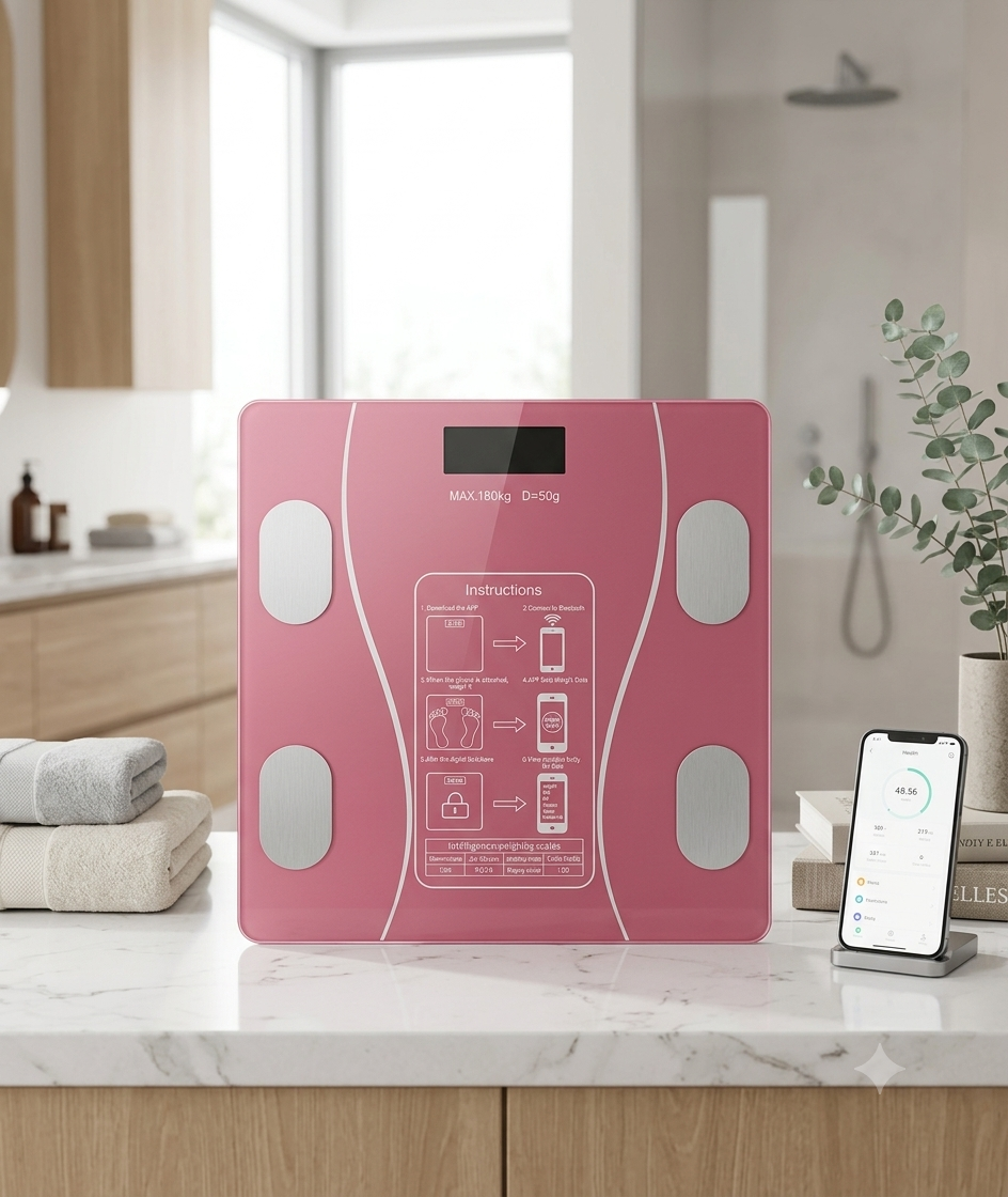 Balanza Digital Inteligente con Conectividad Bluetooth y Monitoreo Móvil