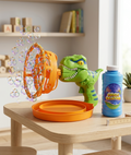 Pistola Lanzadora de Burbujas 2 en 1 con Diseño de Dinosaurio