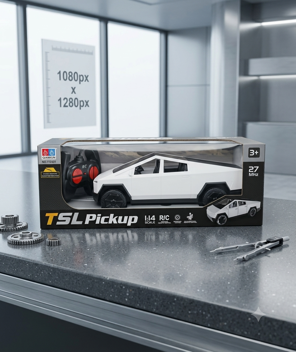 Auto a Control Remoto Tesla a Escala 1:14