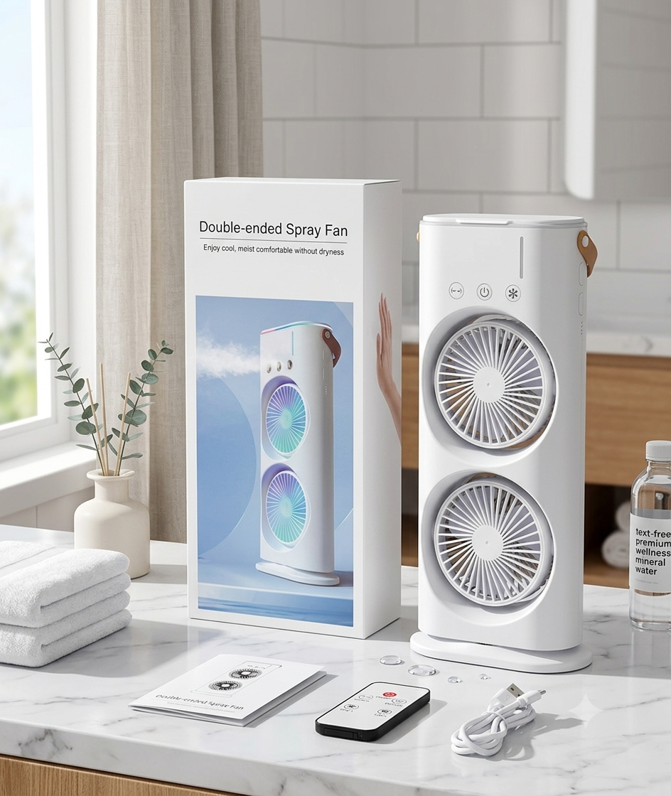Ventilador Enfriador de Aire Portátil y Control Remoto