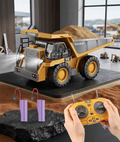 Volquete de Construcción a Control Remoto a Escala 1:20 con Tolva Móvil