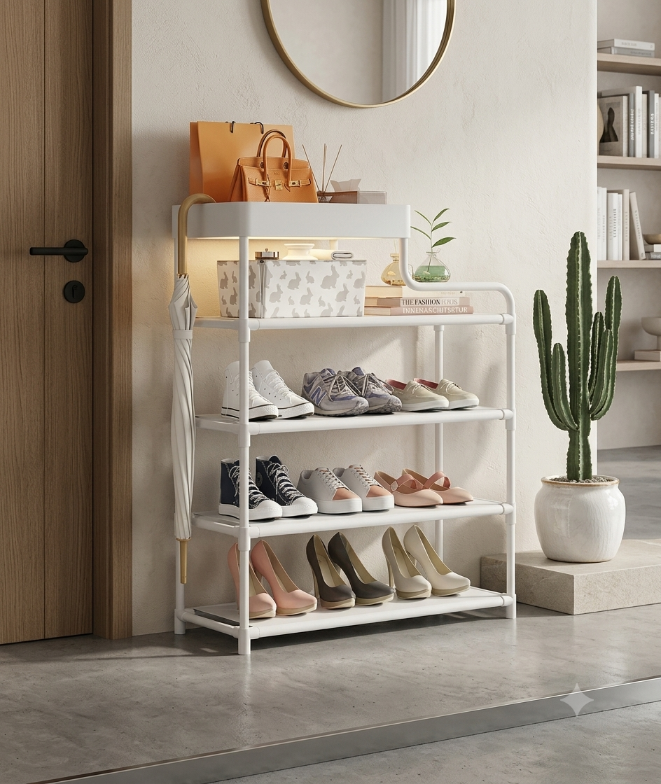 Zapatero Organizador Vertical de 5 Niveles